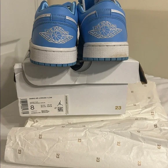 *Sale*Nike Air Jordan 1 Low University Blue Women’s NO BOX!(NOT INCLUDED) - Picture 3 of 9